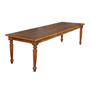 Mesa de Jantar Leonora Retangular 294x100cm em Madeira Maciça Rústica - Castranho