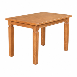 Mesa de Jantar Retangular 120x80cm Rústica Aurora Madeira Maciça - Mel