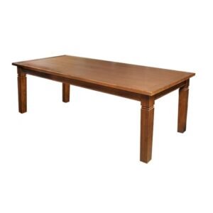 Mesa de Jantar Retangular 200x100cm Rústica Aurora Madeira Maciça